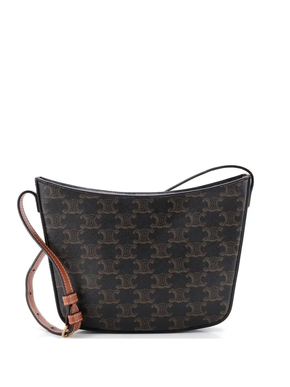 Celine Croque Hobo Triomphe Coated #255292C12B